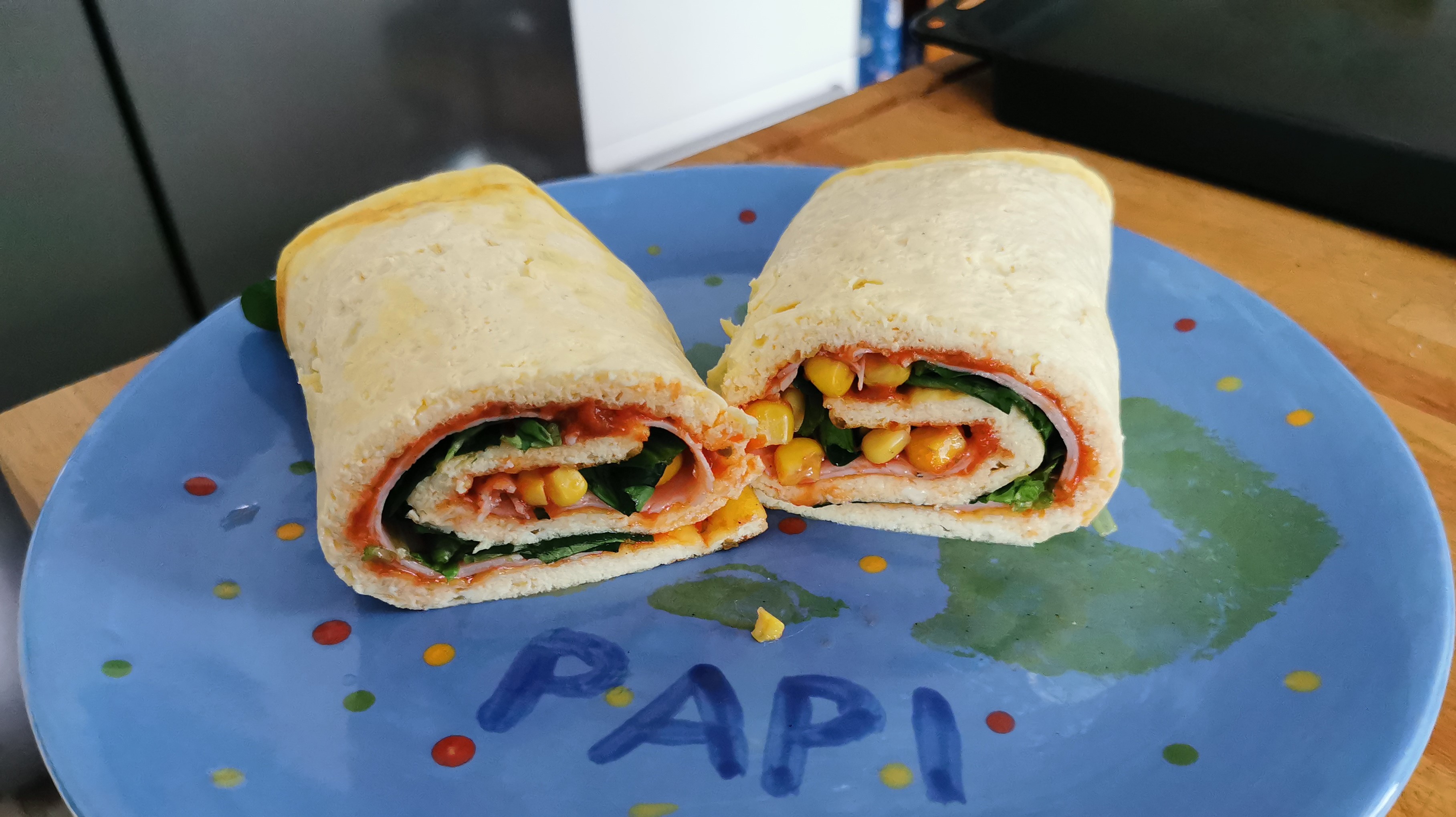 Protein Pizza Wrap