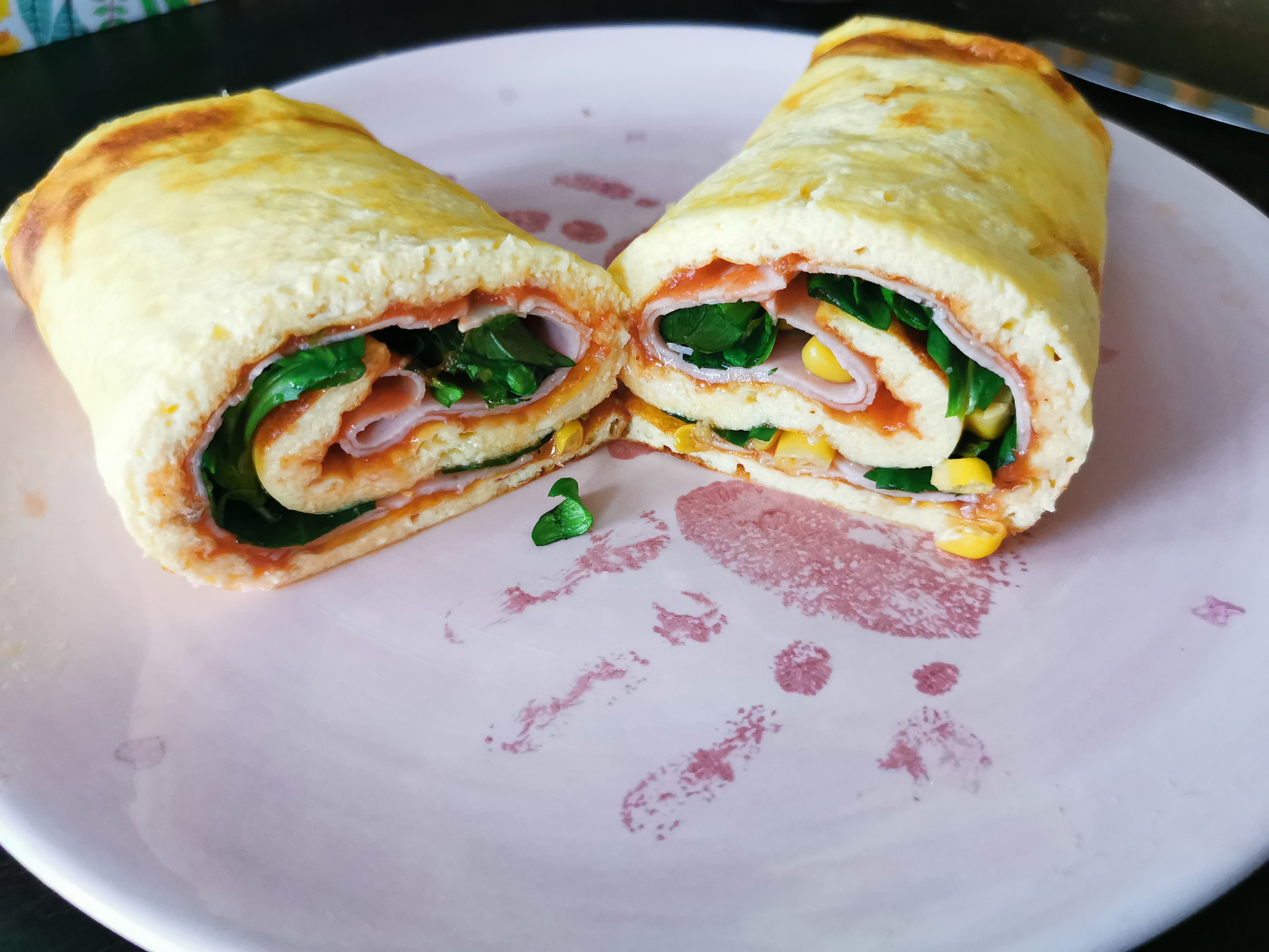 Protein Pizza Wrap